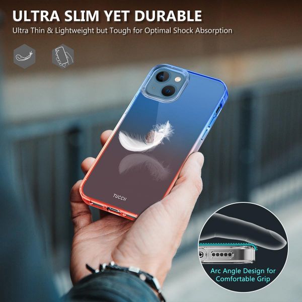 Tiwinxing Compatible avec Coque iPhone 13 Mini Silicone Antichoc Etui pour  iPhone 13 Mini Caméra Protection Housse Ultra-Mince TPU Case avec