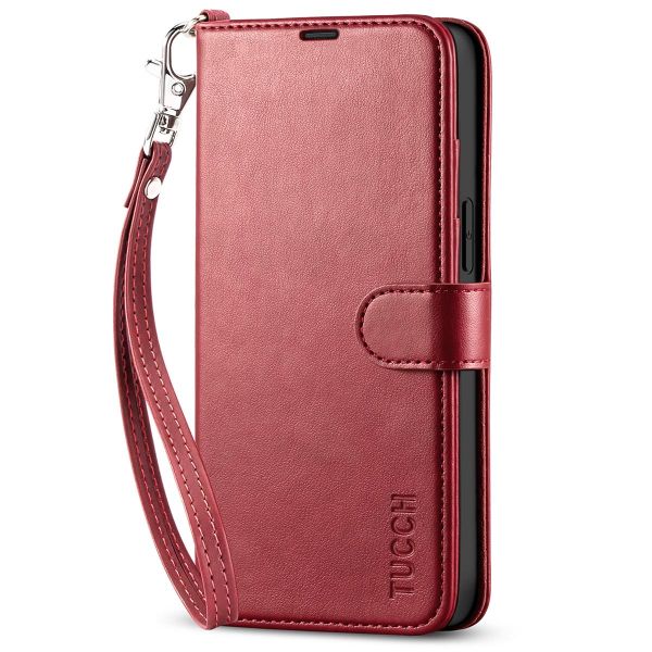 TUCCH iPhone 14 Pro Max Wallet Case, iPhone 14 Pro Max PU Leather