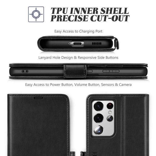 Tucch Samsung S21 Ultra Wallet Case Samsung Galaxy S21 Ultra 5g Flip Pu Leather Cover Stand With Rfid Blocking And Magnetic Closure Tucch Samsung S21 Ultra Wallet Case Samsung Galaxy S21 Ultra 5g Flip Pu Leather Cover Stand With Rfid Blocking And Magnetic Closure