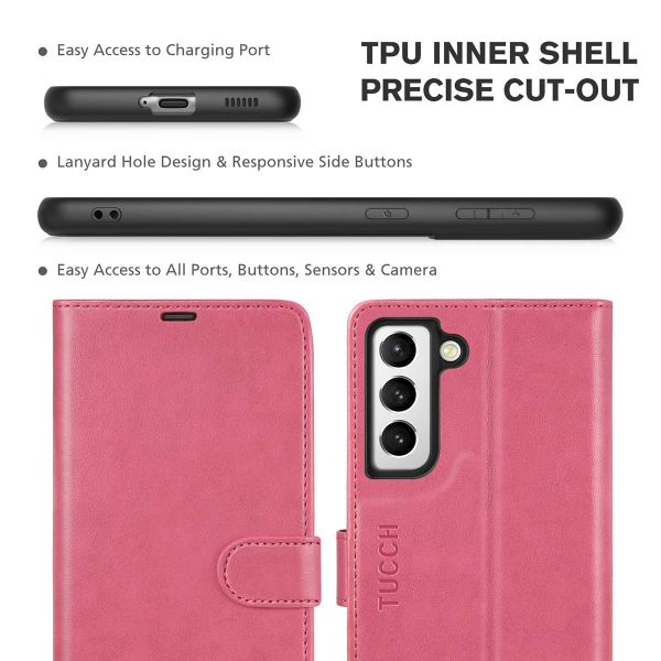 Tucch Samsung S21 Wallet Case Samsung Galaxy S21 5g Flip Pu Leather Cover Stand With Rfid Blocking And Magnetic Closure Tucch Samsung S21 Wallet Case Samsung Galaxy S21 5g Flip Pu Leather Cover Stand With Rfid Blocking And Magnetic Closure