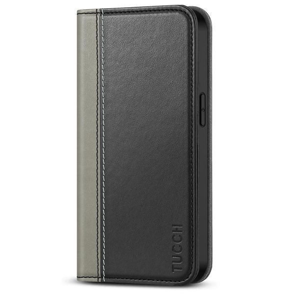 TUCCH iPhone 14 Pro Max Wallet Case - iPhone 14 Pro Max Flip Cover With  Magnetic Closure