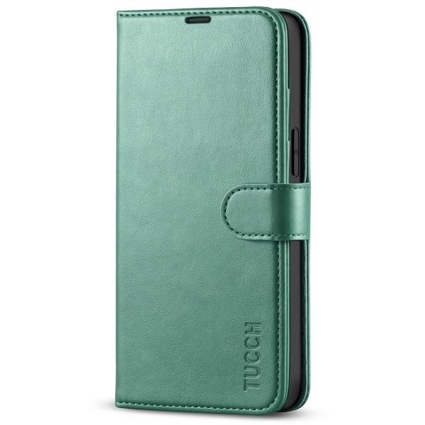 TUCCH iPhone 14 Pro Max Wallet Case, iPhone 14 Pro Max PU Leather Case with  Folio Flip Book RFID Blocking, Stand, Card Slots, Magnetic Clasp Closure 