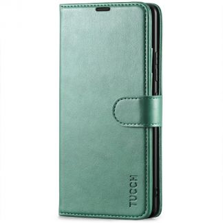 TUCCH Samsung A42 Wallet Case, Samsung Galaxy A42 5G PU Leather Case Flip Cover, Stand with RFID Blocking and Magnetic Closure - Myrtle Green