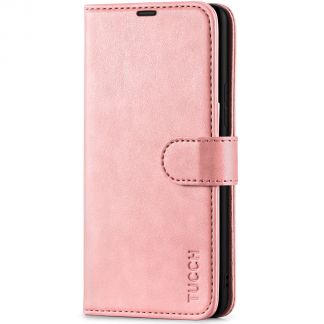 TUCCH Samsung A53 Wallet Case, Samsung Galaxy A53 5G PU Leather Case Flip Cover, Stand with RFID Blocking and Magnetic Closure-Rose Gold
