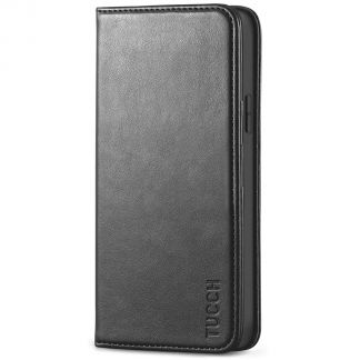TUCCH iPhone 12 Pro Max Wallet Case - iPhone 12 Pro Max 6.7-Inch Flip Cover With Magnetic Closure