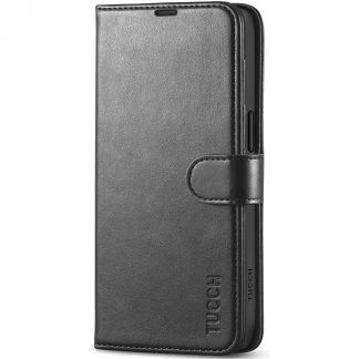 TUCCH iPhone 15 Pro Max Wallet Case, iPhone 15 Pro Max PU Leather Case, Card Slots, RFID Blocking, Book Folio Flip Kickstand Cover with Magnetic Clasp