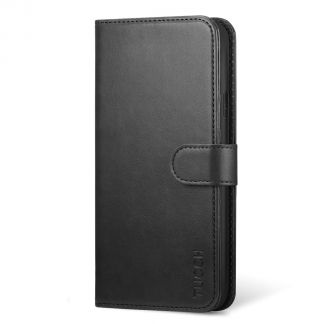 TUCCH iPhone XS Wallet Case Folio Style Kickstand With Magnetic Strap