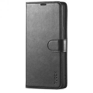 TUCCH Samsung Galaxy S21FE Wallet Case Folio Style Kickstand With Magnetic Strap for Samsung S21 FE