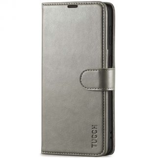 TUCCH Samsung S21 Plus Wallet Case, Samsung Galaxy S21 Plus 5G Flip PU Leather Cover, Stand with RFID Blocking and Magnetic Closure-Gray