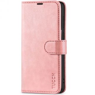 TUCCH Samsung S21 Plus Wallet Case, Samsung Galaxy S21 Plus 5G Flip PU Leather Cover, Stand with RFID Blocking and Magnetic Closure-Rose Gold