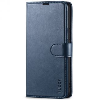 TUCCH Samsung S22 Wallet Case, Samsung Galaxy S22 5G Flip PU Leather Cover, Stand with RFID Blocking and Magnetic Closure-Dark Blue