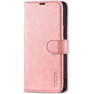 TUCCH Samsung S22 Plus Wallet Case, Samsung Galaxy S22 Plus 5G Flip PU Leather Cover, Stand with RFID Blocking and Magnetic Closure-Rose Gold