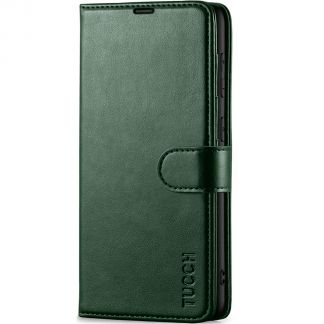 TUCCH Samsung S23FE Wallet Case, Samsung Galaxy S23 FE 5G Flip Leather Cover - Midnight Green