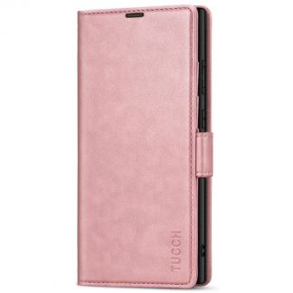 TUCCH Samsung S23 Ultra Wallet Case, Samsung Galaxy S23 Ultra 5G Flip Leather Cover-Rose Gold