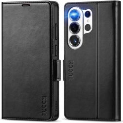 TUCCH Samsung S26 Ultra Wallet Case, Samsung Galaxy S26 Ultra 5G Leather Case, Folio Case with Stand, RFID Blocking and Magnetic Closure Flip Cover