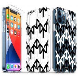 TUCCH iPhone 12 iPhone 12 Pro Clear Case, IML New Craft Scratchproof Shockproof Slim Case - Arrows