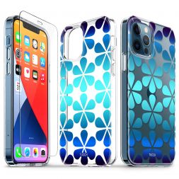 TUCCH iPhone 12 iPhone 12 Pro Clear Case, IML New Craft Scratchproof Shockproof Slim Case - Drop Water