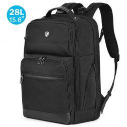 15.6-inch Laptop Backpack, 28L Travel Backpack with Anti-theft Sleeve RFID Blocking Pocket, Water Resistant Bag