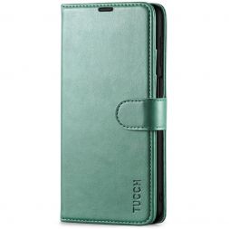 TUCCH Samsung A12/M12 Wallet Case, Samsung Galaxy A12/M12 5G PU Leather Case Flip Cover, Stand With RFID Blocking And Magnetic Closure - Myrtle Green