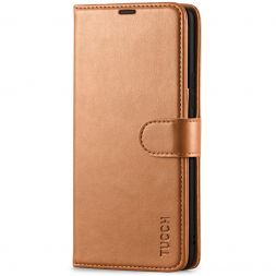 TUCCH Samsung A53 Wallet Case, Samsung Galaxy A53 5G PU Leather Case Flip Cover, Stand with RFID Blocking and Magnetic Closure-Light Brown