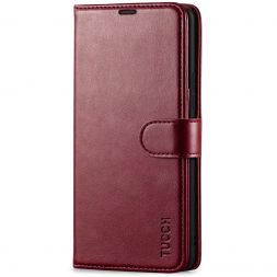 TUCCH Samsung A53 Wallet Case, Samsung Galaxy A53 5G PU Leather Case Flip Cover, Stand with RFID Blocking and Magnetic Closure-Wine Red