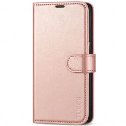 TUCCH Samsung A52 Wallet Case, Samsung Galaxy A52 5G Flip PU Leather Cover, Stand with RFID Blocking and Magnetic Closure-Shiny Rose Gold