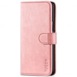 TUCCH iPhone 11 Pro Wallet Case Folio Flip Kickstand With Magnetic Clasp-Rose Gold