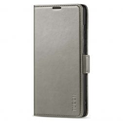 TUCCH SAMSUNG Galaxy Note20 Ultra Wallet Case Folio Style Kickstand With Dual Magnetic Clasp Tab-Gray