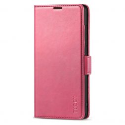 TUCCH Samsung S21 Ultra Wallet Case, Samsung Galaxy S21 Ultra 5G Flip PU Leather Cover, Stand with RFID Blocking and Magnetic Closure-Hot Pink