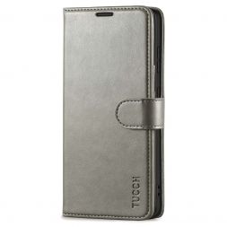 TUCCH Samsung Galaxy S20FE Wallet Case Folio Style Kickstand With Magnetic Strap-Gray