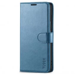 TUCCH Samsung Galaxy S20FE Wallet Case Folio Style Kickstand With Magnetic Strap-Lake Blue