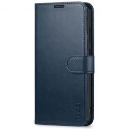 TUCCH Samsung Galaxy S20 Plus /5G Wallet Case Folio Style Kickstand With Magnetic Strap-Blue