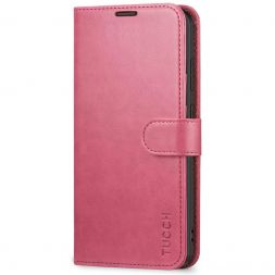 TUCCH Samsung Galaxy S20 Plus /5G Wallet Case Folio Style Kickstand With Magnetic Strap-Hot Pink