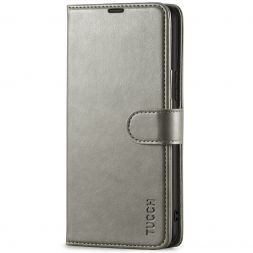 TUCCH Samsung S22 Plus Wallet Case, Samsung Galaxy S22 Plus 5G Flip PU Leather Cover, Stand with RFID Blocking and Magnetic Closure-Gray