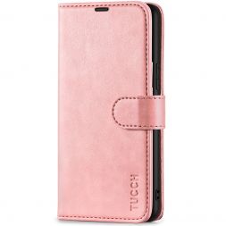 TUCCH Samsung S22 Plus Wallet Case, Samsung Galaxy S22 Plus 5G Flip PU Leather Cover, Stand with RFID Blocking and Magnetic Closure-Rose Gold