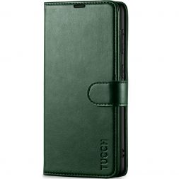 TUCCH Samsung S23FE Wallet Case, Samsung Galaxy S23 FE 5G Flip Leather Cover - Midnight Green