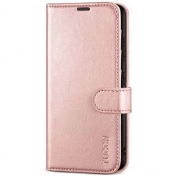 TUCCH Samsung S23 Plus Wallet Case, Samsung Galaxy S23 Plus 5G Flip Leather Cover-Shiny Rose Gold