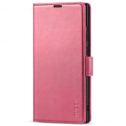 TUCCH Samsung S23 Ultra Wallet Case, Samsung Galaxy S23 Ultra 5G Flip Leather Cover-Hot Pink