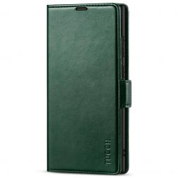 TUCCH Samsung S23 Ultra Wallet Case, Samsung Galaxy S23 Ultra 5G Flip Leather Cover-Midnight Green