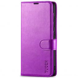 TUCCH Samsung S23 Wallet Case, Samsung Galaxy S23 5G Flip Leather Cover-Purple