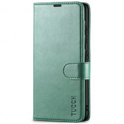 TUCCH Samsung S23 Wallet Case, Samsung Galaxy S23 5G Flip Leather Cover-Myrtle Green