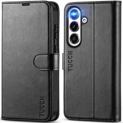 TUCCH Samsung S25 Plus Wallet Case, Samsung Galaxy S25 Plus 5G Flip PU Leather Phone Cover, Stand with RFID Blocking and Magnetic Closure Flip Cover