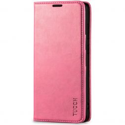 TUCCH Samsung S20 Wallet Case, Samsung Galaxy S20 /5G Flip PU Leather Cover, Stand with RFID Blocking and Magnetic Closure - Hot Pink