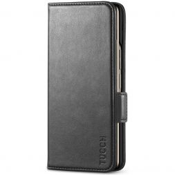 TUCCH SAMSUNG Galaxy Z Fold5 5G Flip Case with S Pen Slot - Black