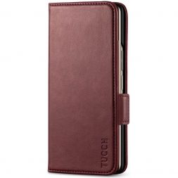 TUCCH SAMSUNG Galaxy Z Fold5 5G Fold Case with S Pen Slot - Wine Red