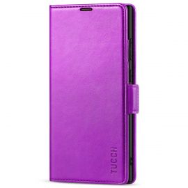 TUCCH Samsung S23 Ultra Wallet Case, Samsung Galaxy S23 Ultra 5G Flip Leather Cover-Purple