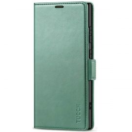 TUCCH Samsung S24 Ultra Wallet Case, Samsung Galaxy S24 Ultra 5G Leather Case Folio Cover - Myrtle Green